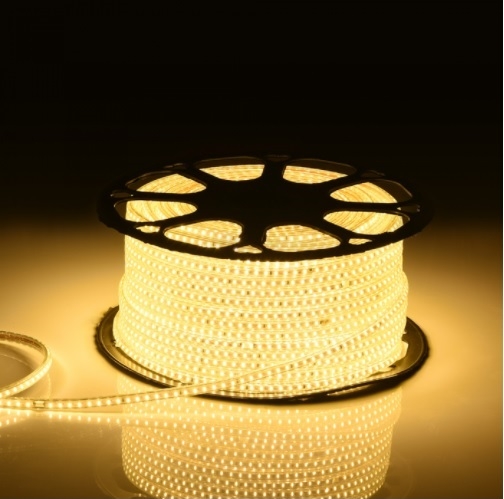 Fita de LED Nordecor Siliconada 5w/mt 120 leds IP65 220V 3000K (Rolo 100 metros) 7012