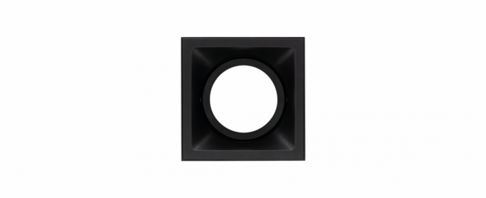 Plafon Sobrepor Stella Square Out AR111 Direcionável 164x164x141mm Preto STH20935PTO