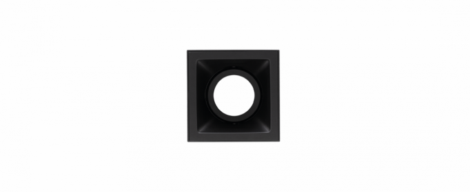 Plafon Sobrepor Stella Square Out PAR20 Preto Direcionável 120x120x161mm STH20920PTO