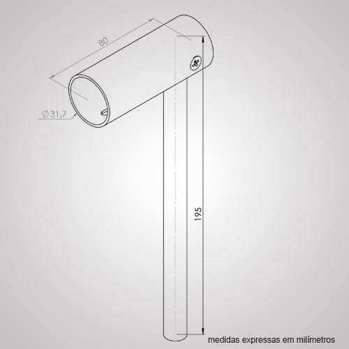 Espeto Direct Light Spotled Direcional 2,7 watts Bivolt 34° 2700K IRC90 IP66 DL EP1