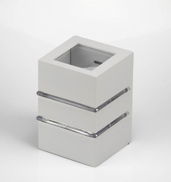 Arandela Germany Flip 2 Aletas Alumínio Facho Duplo 1L G9 IP43 131x90x90mm 18102200
