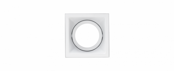 Plafon Sobrepor Stella Square Out AR111 Direcionável 164x164x141mm Branco STH20935BR
