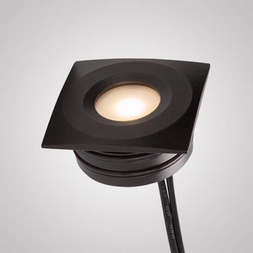Mini Balizador Direct Light Quadrado 0,5 watts 2700K Bivolt  IRC90 IP66 44x44mm DL EB4