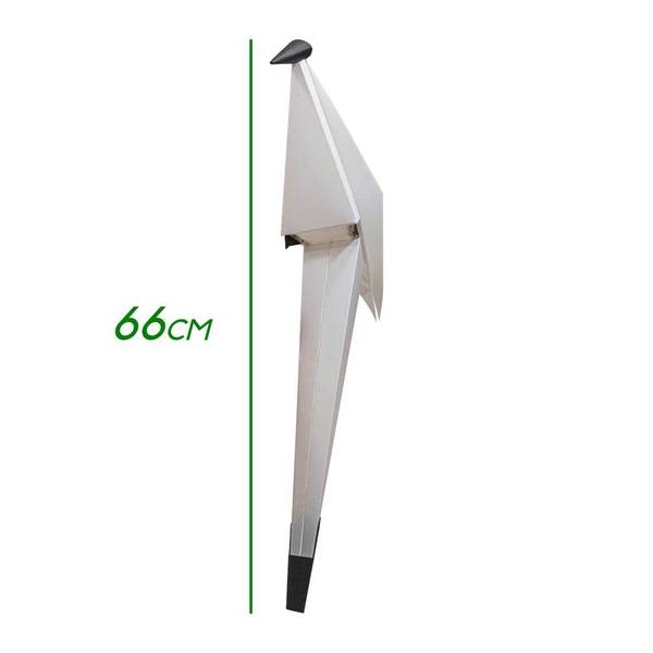 Pendente Starlux Bird Pássaro Origami Preto 18 watts 2700K Ø600mm 12264-3L-B