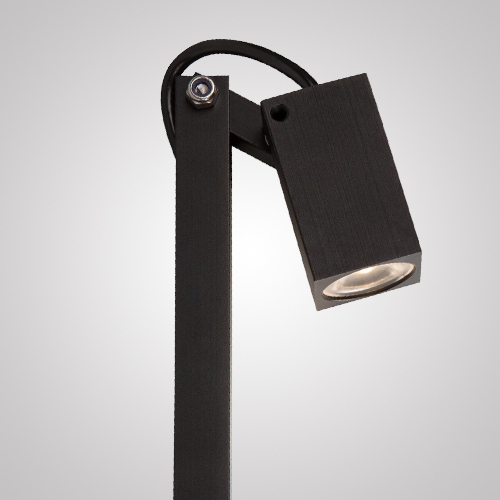 Balizador Direct Light Quadrati Articulado 1,5 watts 34° 2700K IRC90 IP66 Bivolt Haste 500mm DL PT1