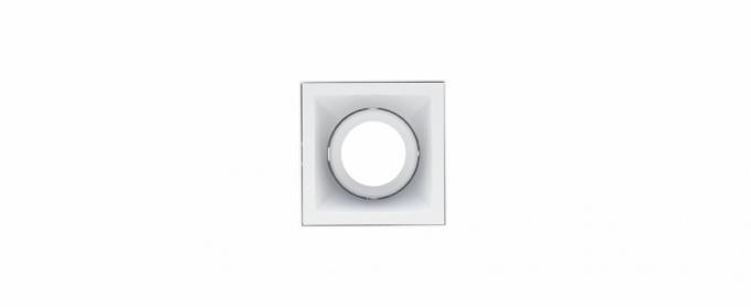Plafon Sobrepor Stella Square Out AR70 Branco Direcionável 120x120x131mm STH20930BR