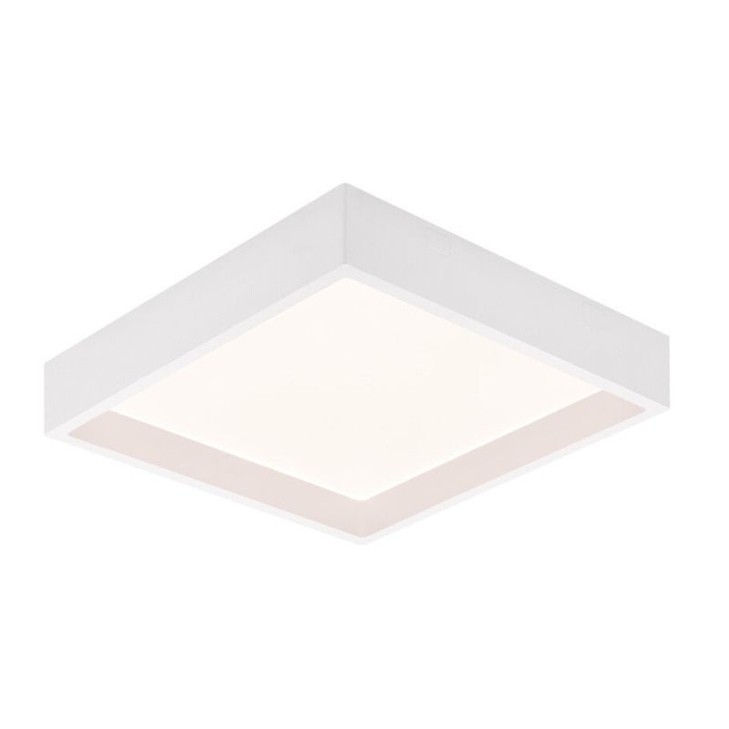 Plafon Sobrepor Stella Deep Branco Recuado 22 Watts 3000K 253x253mm STH20904BR/30
