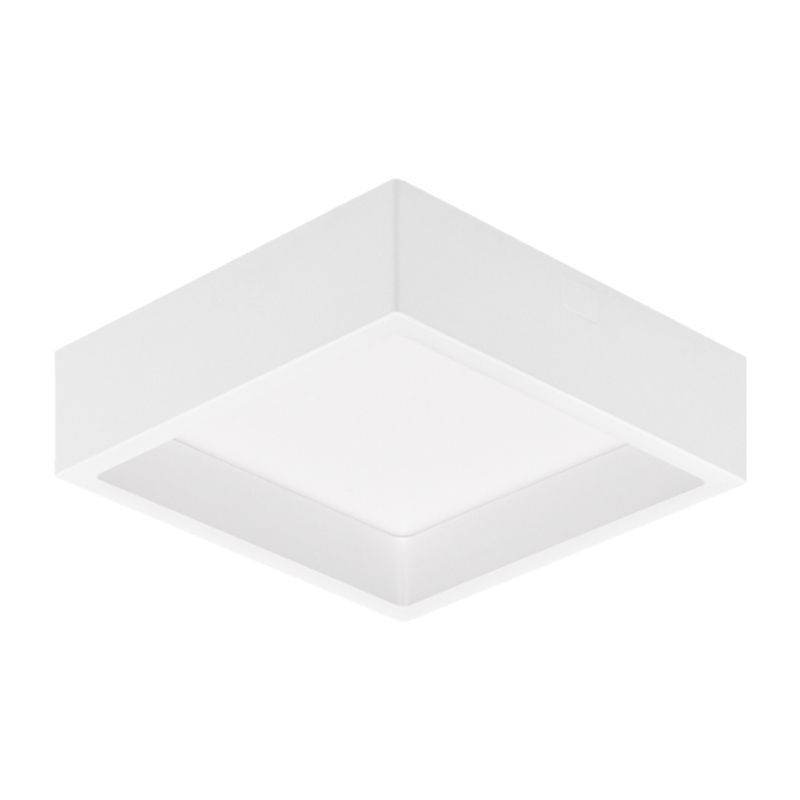 Plafon Sobrepor Stella Deep Branco Recuado 12 Watts 4000K 160x160mm STH20902BR/40