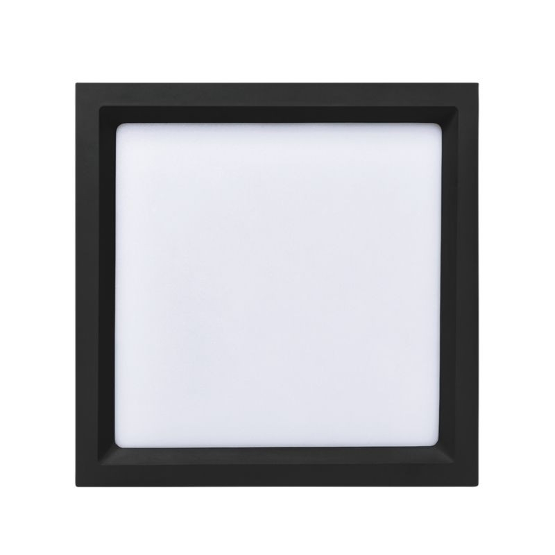 Painel Embutir Stella Deep Preto Recuado 28 Watts 4000K 348x348mm STH8905PTO/40