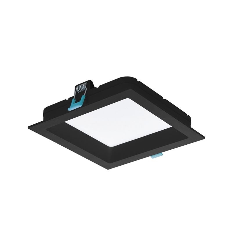 Painel Embutir Stella Deep Preto Recuado 12 Watts 4000K 167x167mm STH8902PTO/40