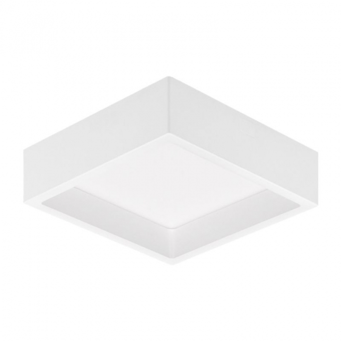 Plafon Sobrepor Stella Deep Branco Recuado 12 Watts 4000K 160x160mm STH20902BR/40