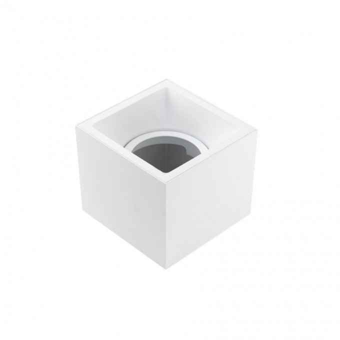 Plafon Sobrepor Stella Square Out AR111 Direcionável 164x164x141mm Branco STH20935BR
