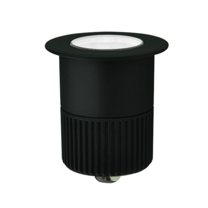 Embutido de Solo LED Mundial 5 watts IRC95 3000K 24° IP67 Bivolt Anti Ofuscante Ø65x70mm ML-0421