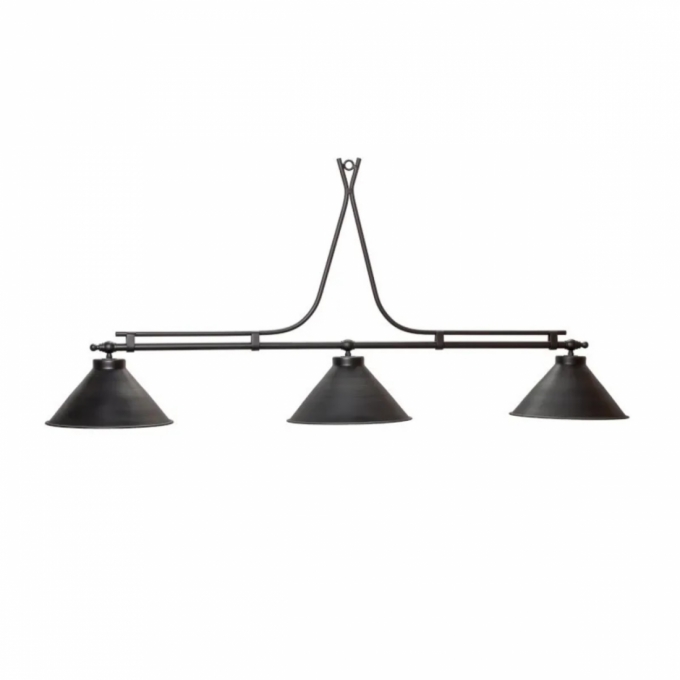 Pendente Foco Metallo Atlântico Cúpula Metal Ø310mm 3L E27 1500mm PE 602/31