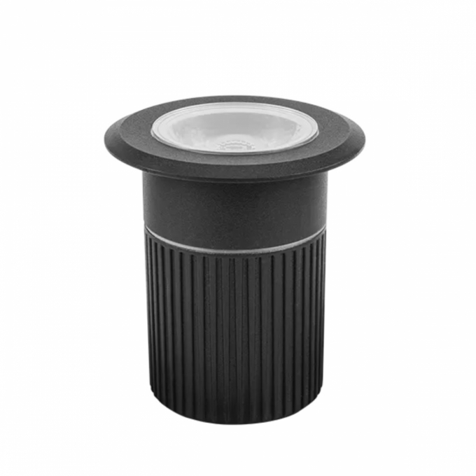 Embutido de Solo Stella Focco 10 Watts Preto 3000K IP67 30° Bivolt STH7707/30