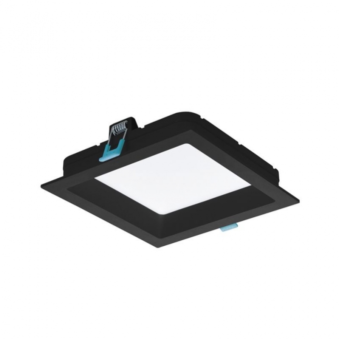 Painel Embutir Stella Deep Preto Recuado 17 Watts 3000K 202x202mm STH8903PTO/30