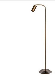 Coluna Foco Metallo Bari Articulada 1L GU10 250x385x1250mm CO 315