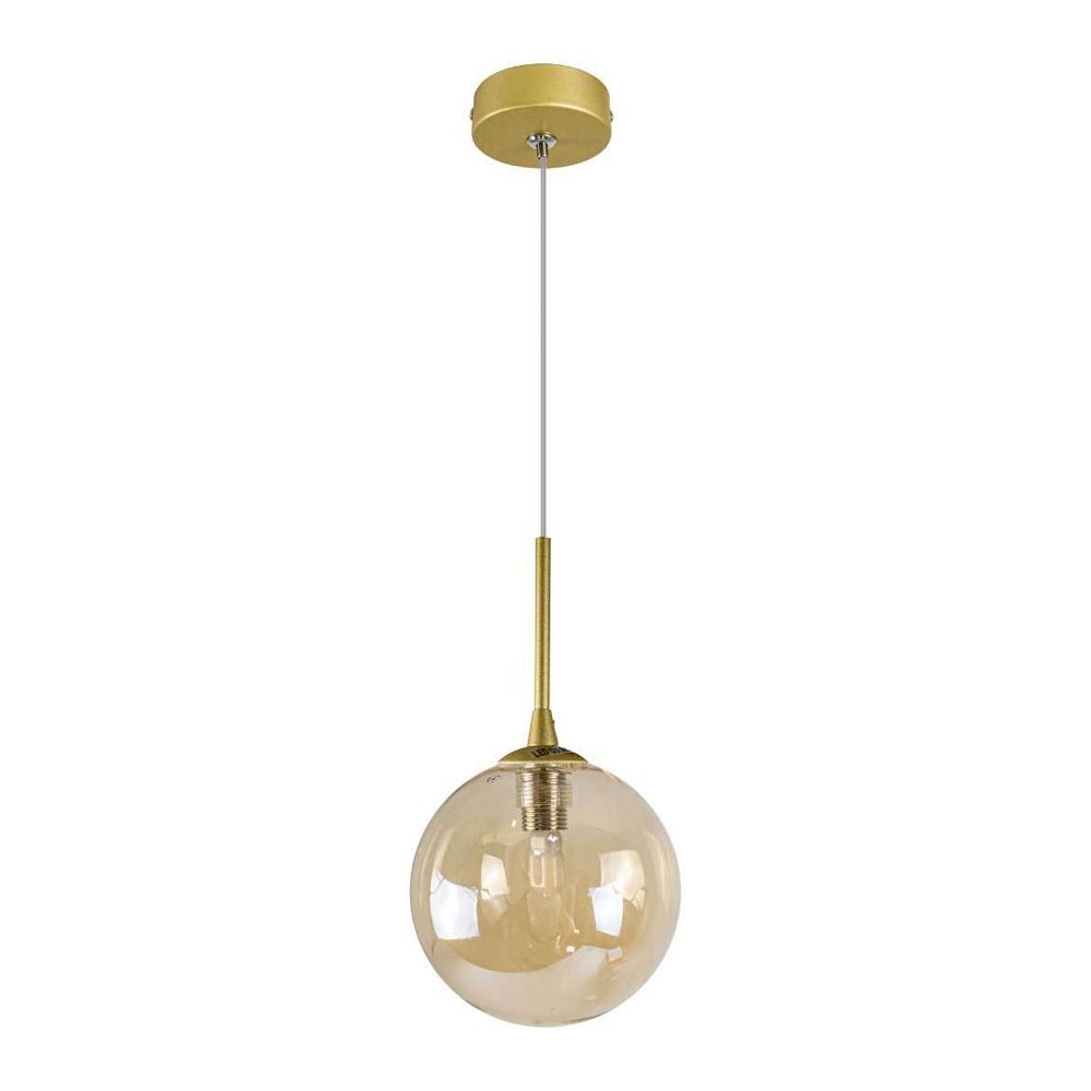 Pendente Starlux Grape Ouro e Âmbar 1L G9 Ø120mm ZR082-AGD