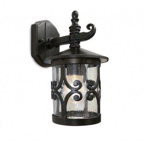 Arandela Lighting Store Alumínio Fundido e Vidro Pontilhado 1L E27 180x280mm LO-1404