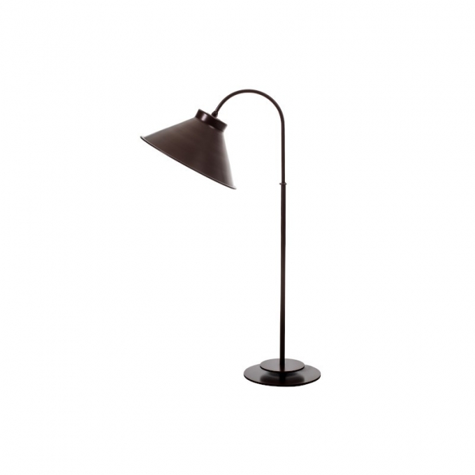 Abajur Foco Metallo Campo Articulada Cúpula Metal 1L E27 260x440x720mm AB 201