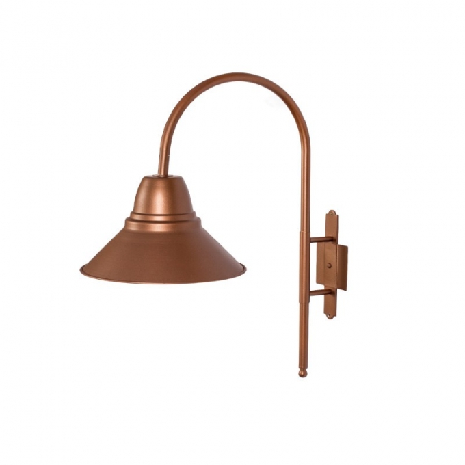 Luminária de Jardim Foco Metallo Cúpula Metal 1L E27 Ø310mm J 002/31