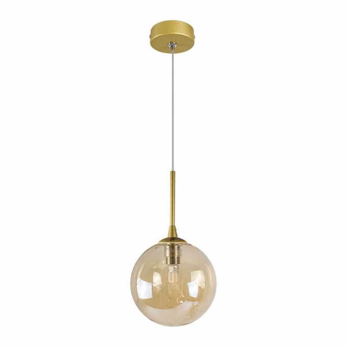 Pendente Starlux Grape Ouro e Âmbar 1L G9 Ø120mm ZR082-AGD