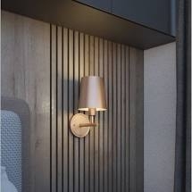 Arandela Foco Metallo Cortona Cúpula Metal 1L E27 160x200x305mm AR 133/M