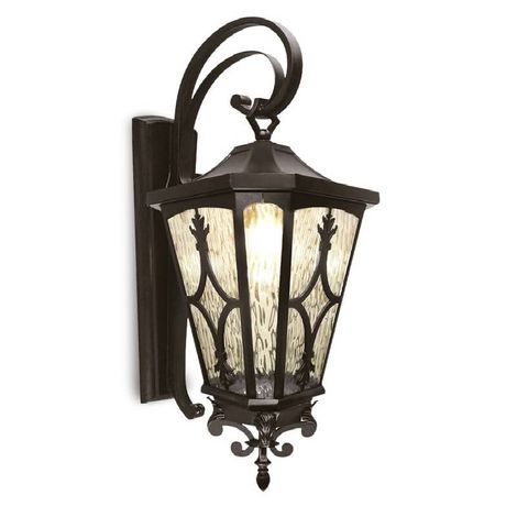 Arandela Lighting Store Alumínio Fundido e Vidro Ondulado 1L E27 360x800mm LO-1425