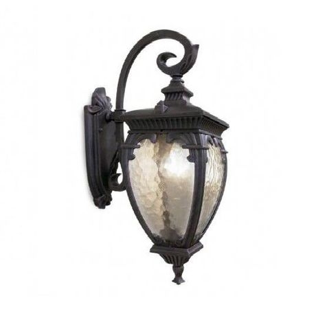 Arandela Lighting Store Alumínio Fundido e Vidro Artico 1L E27 260x480mm LO-1410