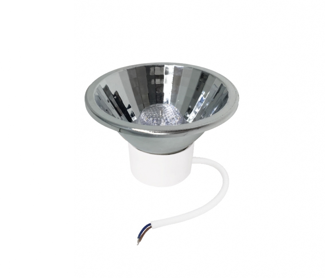 Lâmpada Opus LED AR70 Modular 7 watts 24° 4000K Ø70x50mm Bivolt OPS 38681