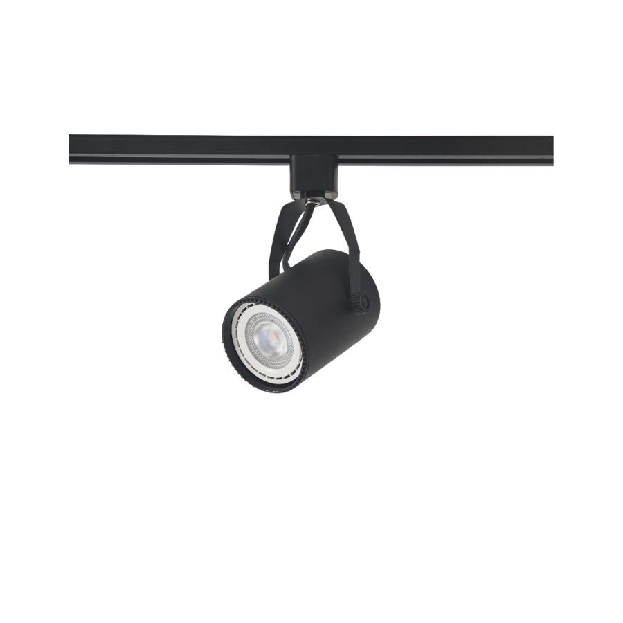 Spot para Trilho Nordecor Lille Preto AR70 Ø78x118mm 6033
