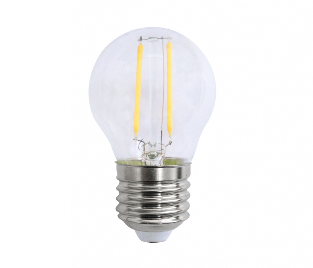 Lâmpada Opus Bolinha G45 Filamento 2 watts 2400K Ø45x73mm OPS 34843