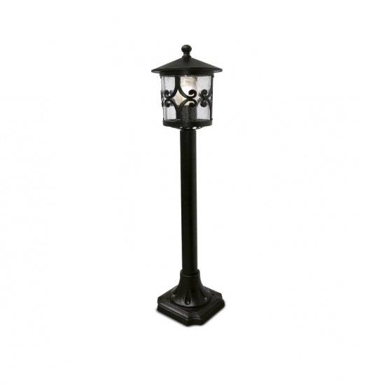 Poste Lighting Store  Alumínio Fundido e Vidro Pontilhado 1L E27 740mm LO-1406