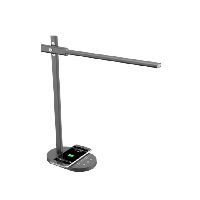 Luminária de Mesa Opus Hashi 20W Multicolor Dimerizável 118x455x425mm Grafite OPS 38674