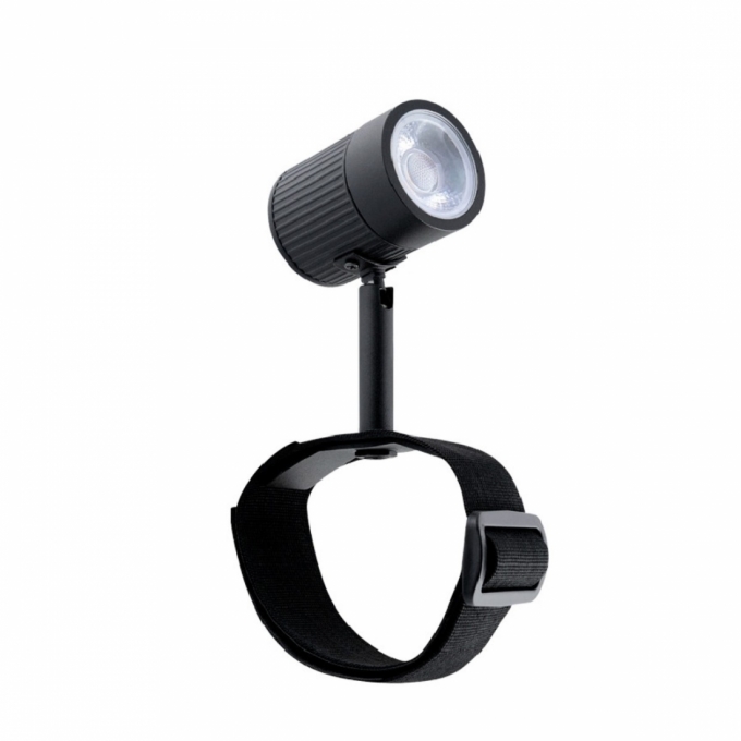Espeto Jardim Stella Focco 5 Watts 3000K IP65 Com Cinta Preto STH9720/30 