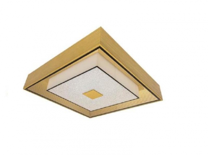 Plafon Starlux Zeus Ouro 60 watts 3000K 700x700mm OU30959-60W