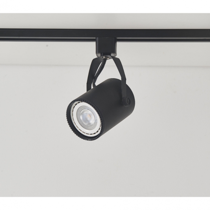 Spot para Trilho Nordecor Lille Preto AR70 Ø78x118mm 6033