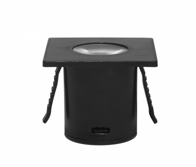 Mini Spot Opus LED (Kit 02 unidades) 1,2 watts 3000K Preto 35x35x28mm OPS 34409