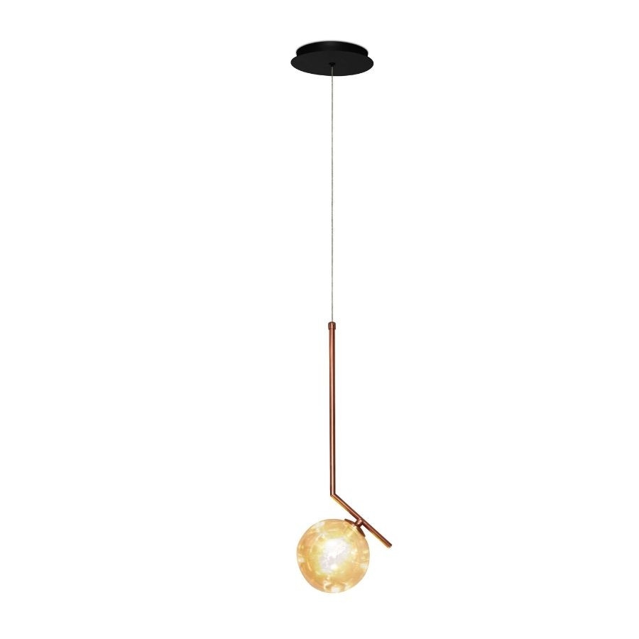 Pendente Spotline Delta Globo Ø120mm 1L G9 120X450mm 786/1 