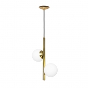 Pendente Spotline Double Globo Ø120mm 2L G9 120X500mm 800/2