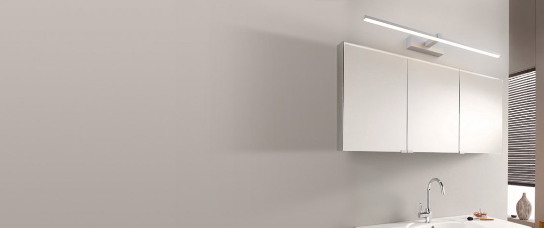 Arandela Opus LED Aquila 8 watts 4000K Bivolt IP44 400mm Branco OPS 37981