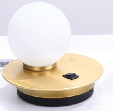Abajur Old Artisan 1L G9 Ø150x140mm Globo Ø100mm c
