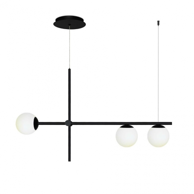 Pendente Spotline Hills Globo Ø120mm Jabuticaba 3L G9 900x500mm 806/3 