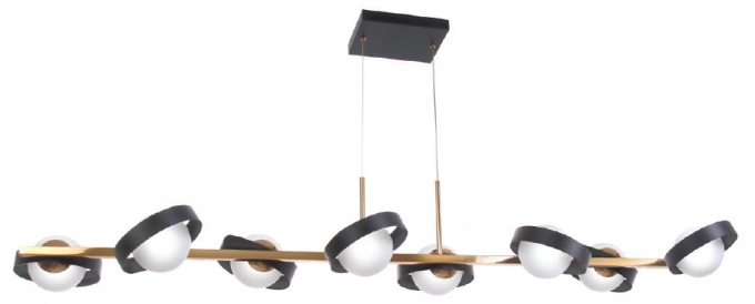 Pendente Old Artisan Jabuticaba com Aros 8L G9 1200mm PD-5517 
