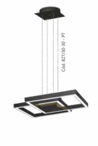 Pendente Spotline Case 40 Watts Bivolt 450X450mm 827/30 