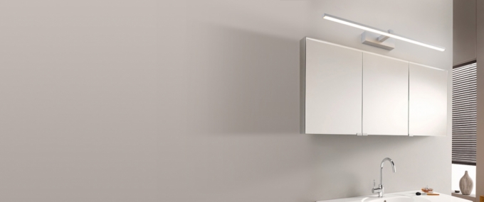 Arandela Opus LED Aquila 8 watts 4000K Bivolt IP44 400mm Branco OPS 37981