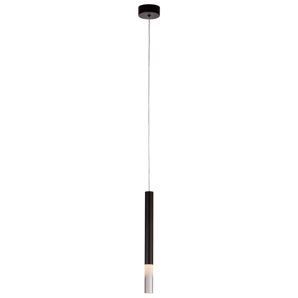  Pendente Casual Light Studioluce Cissy Preto 3 watts 3000K Ø30x360mm PD1508PT