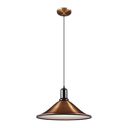 Pendente Munclair Clássicos 1L E27 Ø400x130mm Borda de Anel de Borracha 4198 