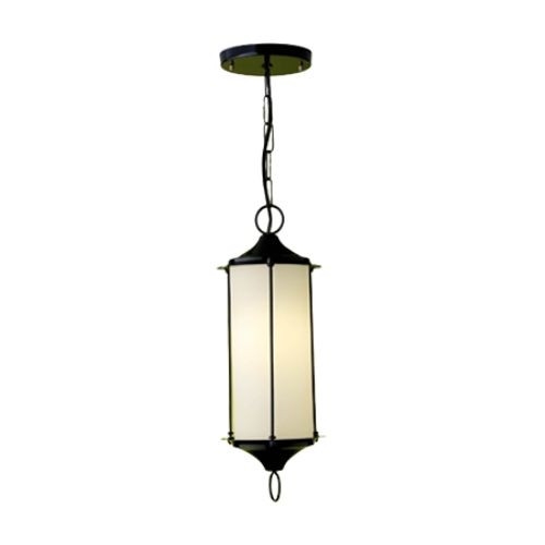Pendente Ideal Munich Vidro Cilíndrico Fosco 1L E27 160x640x160mm 740