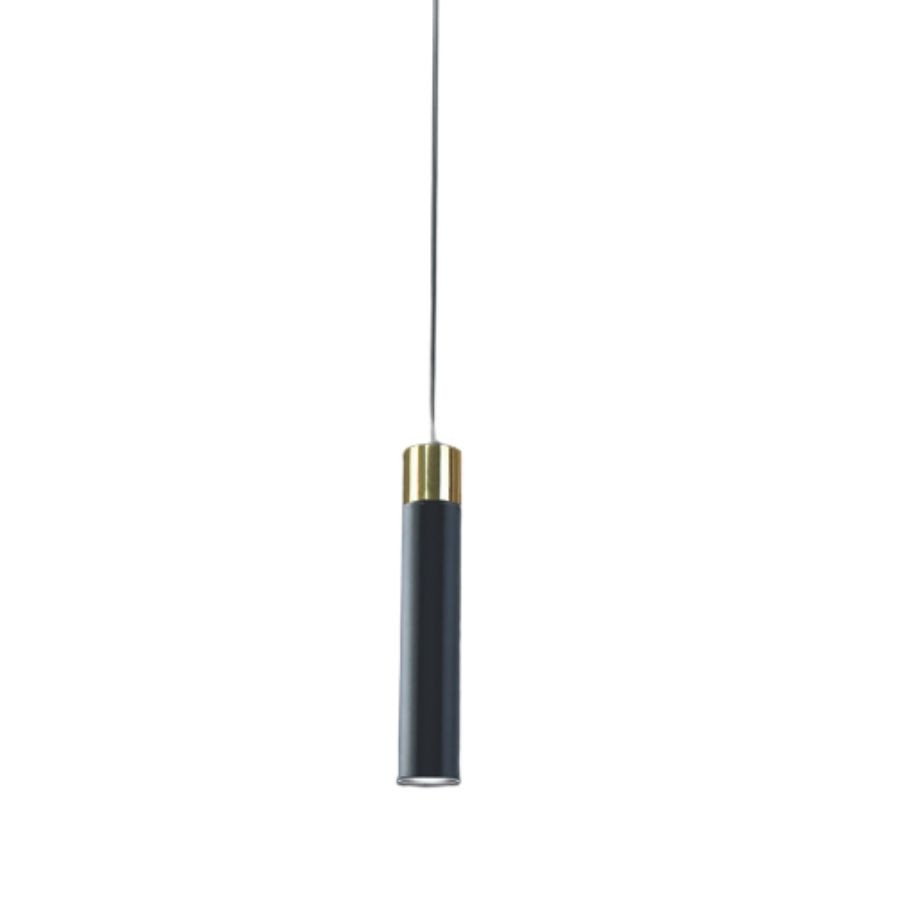 Pendente Old Artisan Tubos Retos 1L Mini Dicróica GU10 Ø50x280mm PD-4948